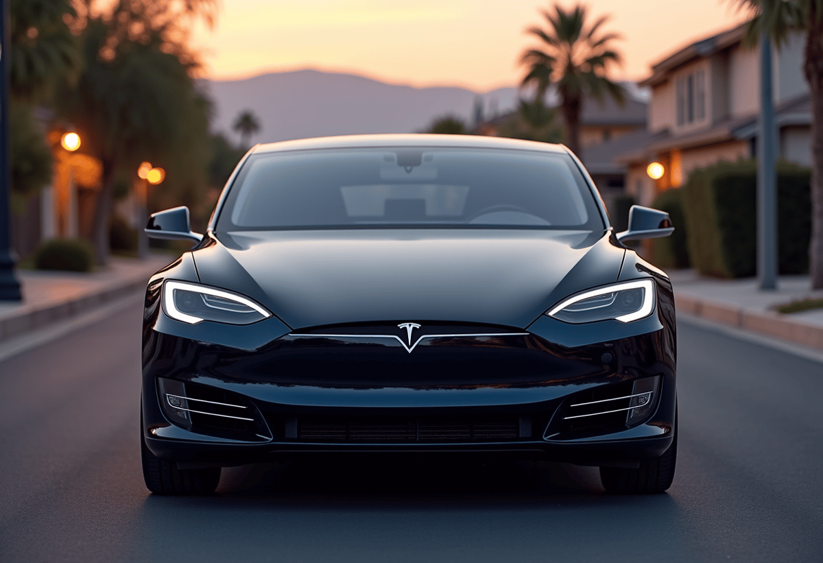 tarzana california luxury car on road with xpels paint protection film background