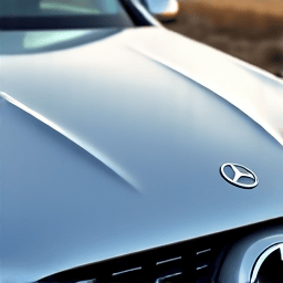 Before ceramic coating and paint correction on a Mercedes GLC in Valencia, CA