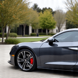 Classic car receiving full-body XPEL PPF at a private Tarzana estate, preserving its pristine finish and resisting scratches