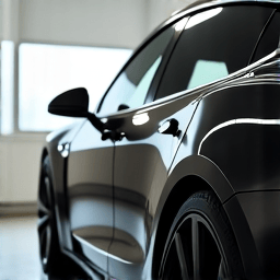 Luxury vehicle receiving XPEL PPF application at Glendale shop.