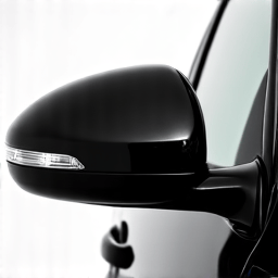 Paint protection film specialist applying clear bra to car headlight.