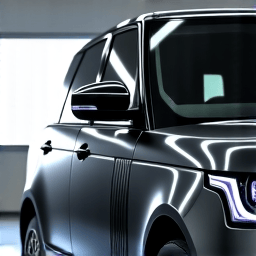 Range Rover with a perfectly legal window tint installation in Encino, meeting California Highway Patrol standards