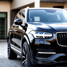 SUV after XPEL Fusion Plus ceramic coating application at a Tarzana residence, showcasing enhanced gloss and paint durability