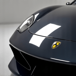 Skilled technician installing XPEL PPF on a sports car in Stevenson Ranch