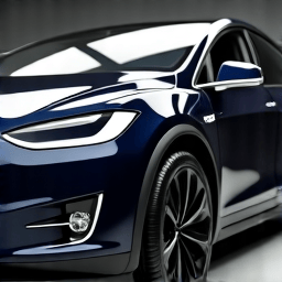 Tesla Model X after multi-stage paint correction and FUSION PLUS application in Valencia