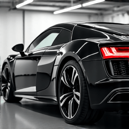 Audi R8 in Warner Center demonstrating incredible paint clarity post-PPF