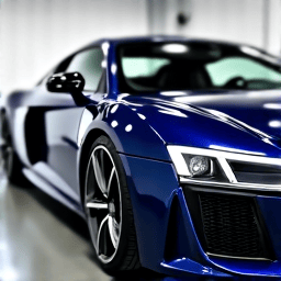 Audi R8 in Warner Center demonstrating high gloss paint protection