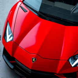 Lamborghini Aventador in Warner Center before PPF application