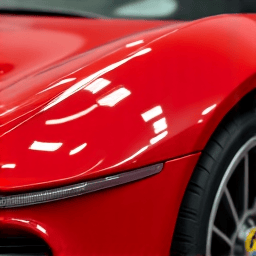 Ferrari paint protection film applied in Woodland Hills ensuring scratch resistance