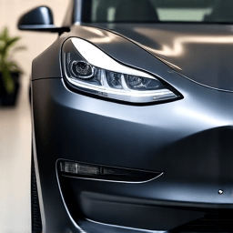 XPEL Fusion Plus ceramic coating applied to a Tesla Model 3 in Stevenson Ranch