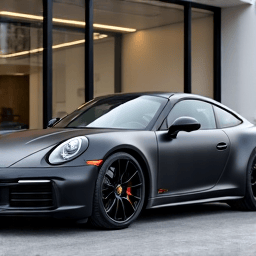 Rivian R1T Stealth PPF. Rivian R1T electric truck armored with XPEL Stealth matte film for off-road protection and a unique factory-custom aesthetic.