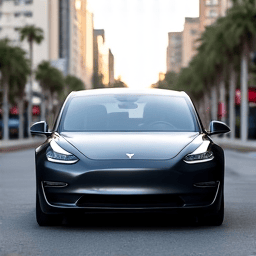 Tesla Model Y with XPEL ceramic window tinting. Professional ceramic tint installation on a white Tesla Model Y providing 98% infrared heat rejection for a Burbank client.