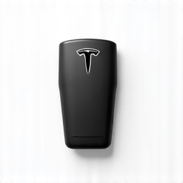 Autograff Mobile Tint specialist inspecting a Tesla vehicle for premium window tint installation.