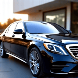 Mercedes S-Class with XPEL ceramic window tint near Glendale Galleria