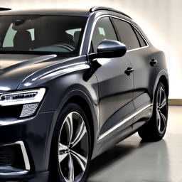 Audi e-tron undergoing XPEL FUSION PLUS ceramic coating application, resulting in a deep, lasting shine and protection in Woodland Hills.