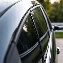 Mobile XPEL ceramic window tint installation at a Granada Hills home