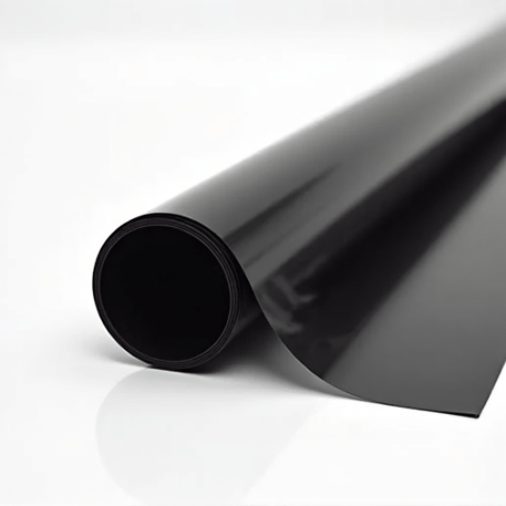 Hand holding a smartphone demonstrating mobile service scheduling for automotive window tinting in Northridge