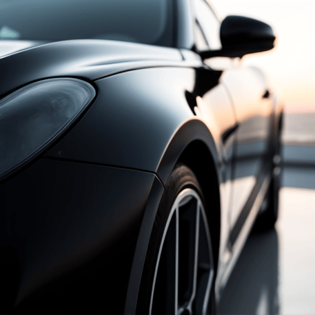 Luxury vehicle with UV protection coating in Santa Clarita