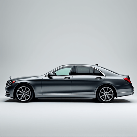 Before and after comparison of standard window tinting service in Studio City. Dramatic difference in vehicle appearance and privacy.