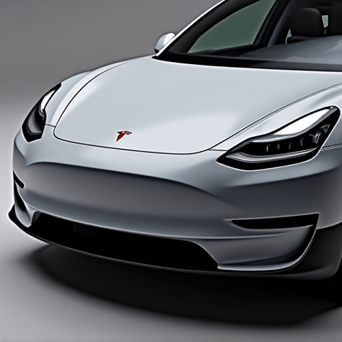 XPEL Ultimate Plus clear bra applied to a Tesla, showcasing its seamless finish in Chatsworth