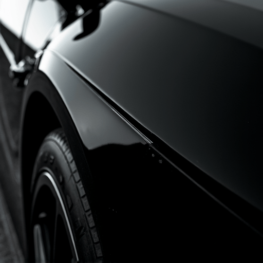 Luxury car receiving ceramic coating in Valencia, California