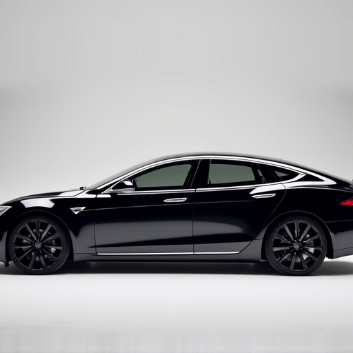 Luxury sedan with XPEL Prime XR Plus ceramic window tinting in Porter Ranch