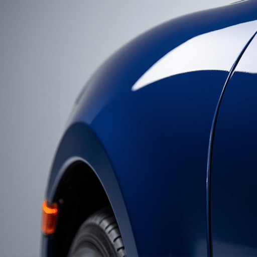 Luxury car receiving XPEL clear bra installation in Pasadena