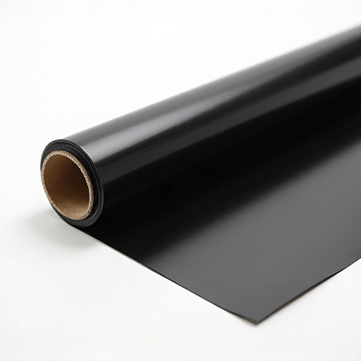 Professional mobile window tinting installation in Studio City. A technician carefully applies standard dyed film to a vehicle window in a residential driveway setting.