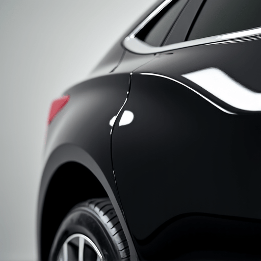 Luxury vehicle paint protection film installation