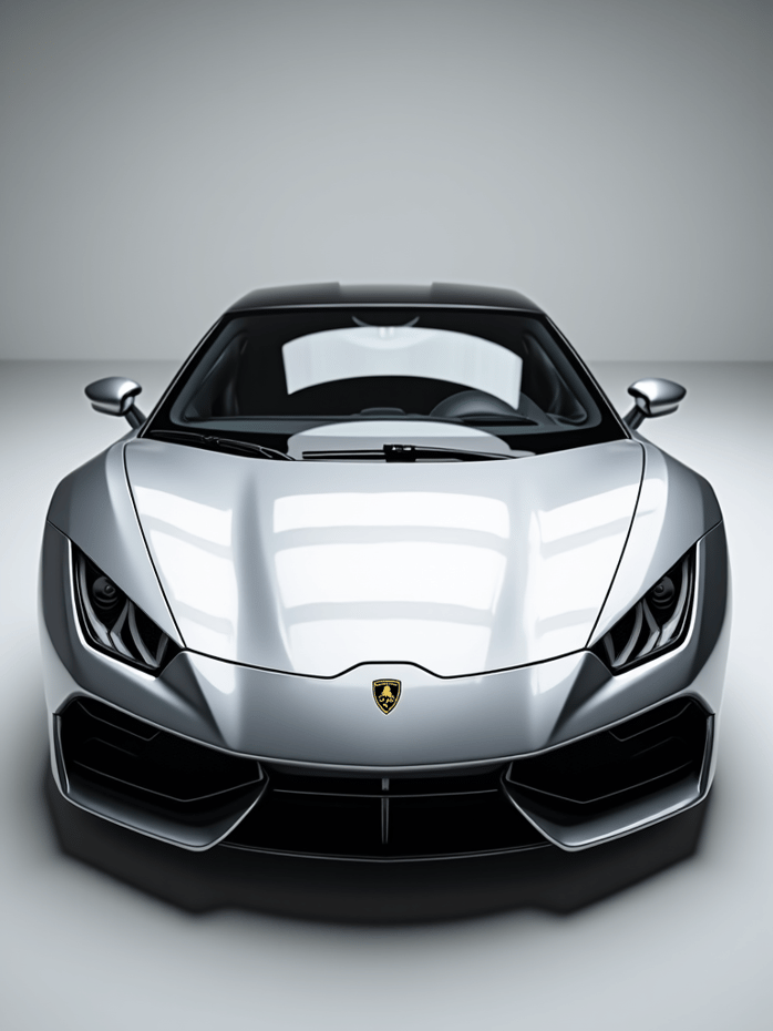 luxury car being ceramic coated by professional technician protective layer on vehicle paint