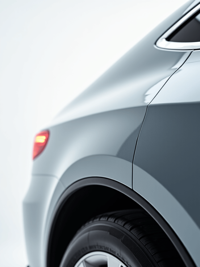 luxury car being detailed paint protection film installation xpel ultimate plus