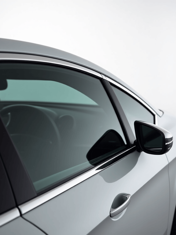 luxury sedan being professionally tinted at home in granada hills