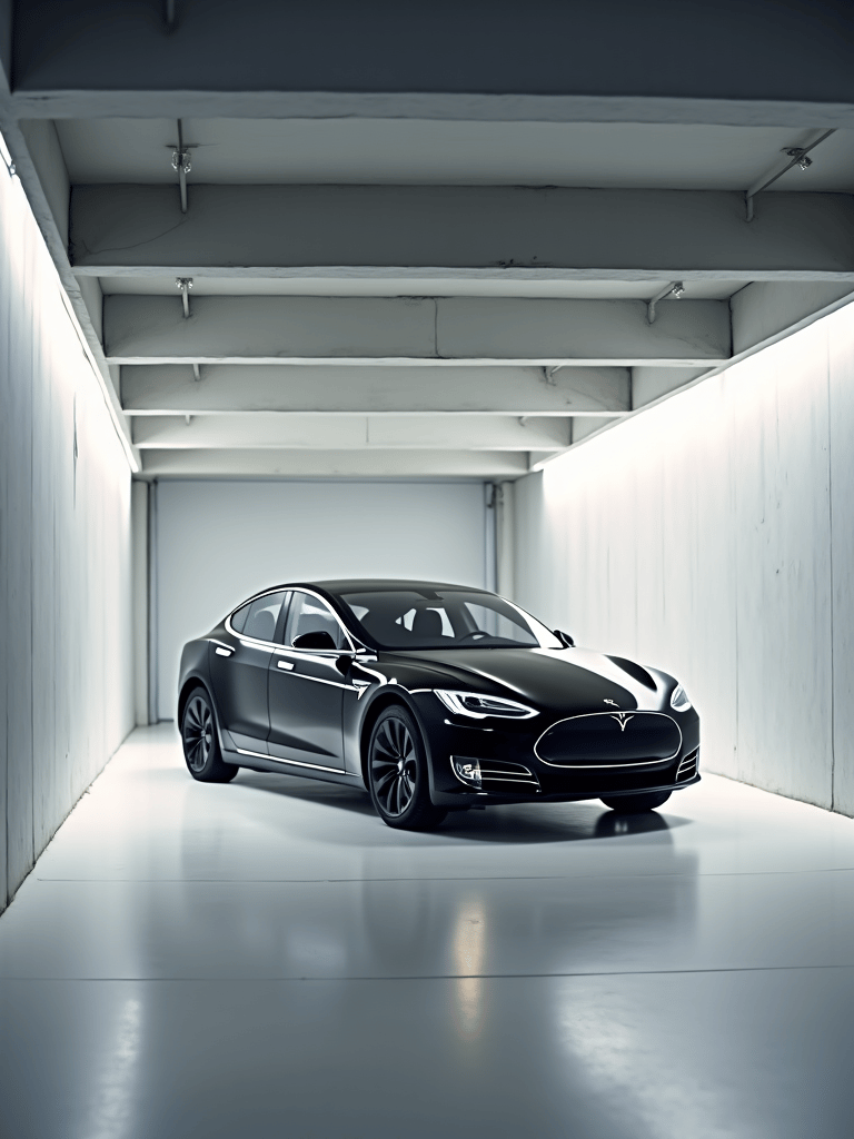 luxury car getting window tint