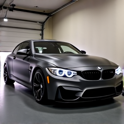 BMW M4 Paint Protection Film. White BMW M4 receiving expert PPF installation in our Santa Clarita shop for invisible impact resistance.