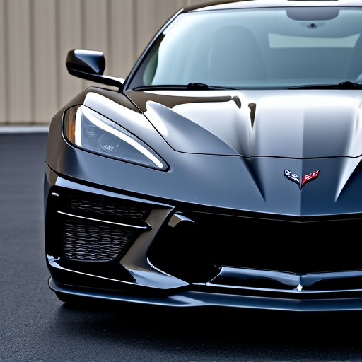 Corvette C8 with XPEL PPF on its front bumper in Castaic, offering critical protection for high-impact zones on sports vehicles.