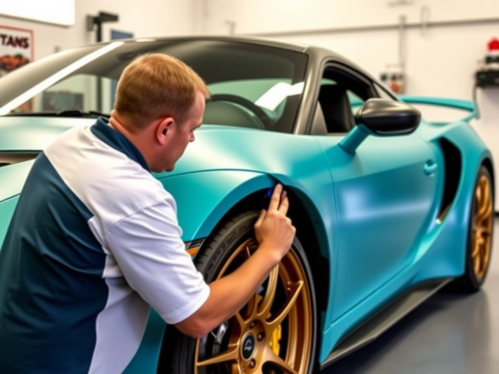 Premium Color Change Vehicle Wrapping in North Hollywood - visual example
