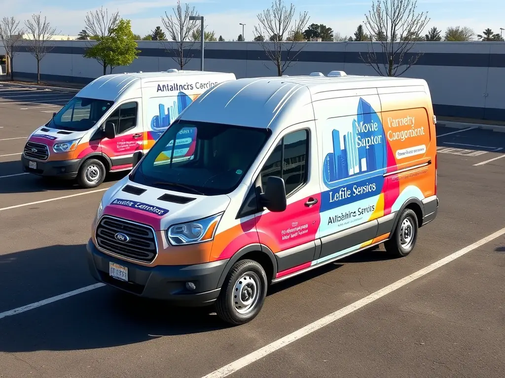 Commercial Fleet Branding & Vehicle Wraps North Hollywood - visual example