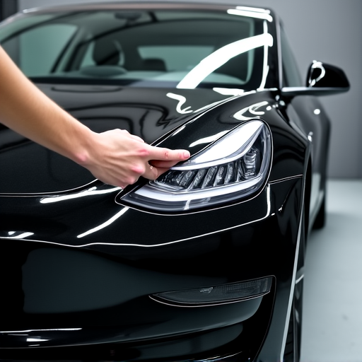 Tesla Model 3 with full front end PPF clear bra in Valencia