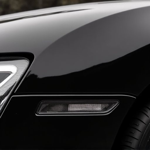 Audi R8's front fender with a close-up of XPEL Ultimate Plus PPF, showcasing precise edge wrapping for an invisible install in Pasadena. Demonstrates meticulous attention to detail.