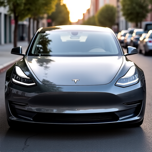 Tesla Model S Front End PPF near Sherman Oaks Castle Park